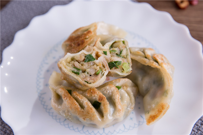 韭菜煎饺