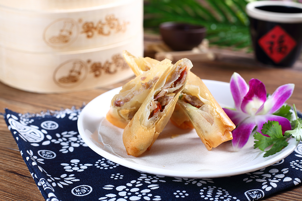 三丝炸春卷